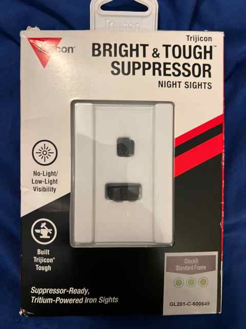Trijicon Glock Suppressor Night Sights 600649