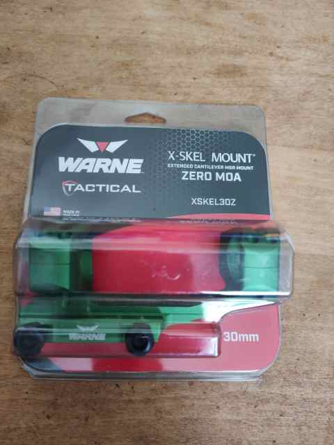 WARNE GREEN SCOPE MOUNT - NEW