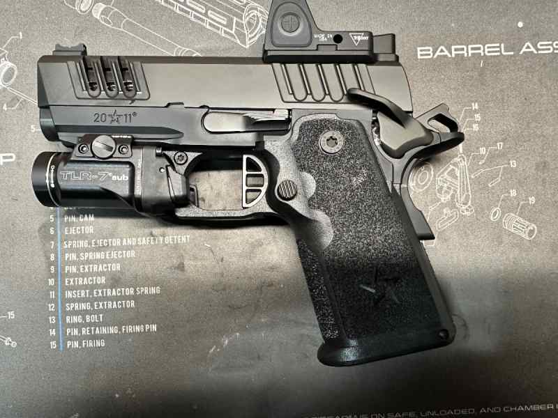 Staccato Cs Xseries  DLC Flat trigger  9mm