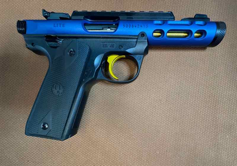 NEW IN BOX - Ruger Mark IV 22/45 Lite-Cobalt Slate