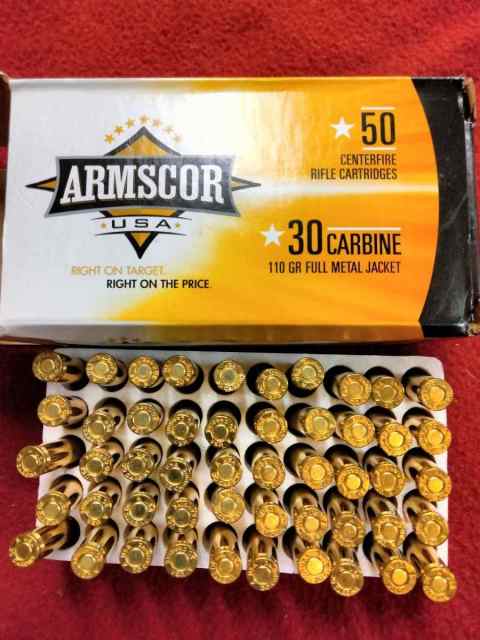 Armscor 30 Caliber Carbine Ammo 600 Rounds 