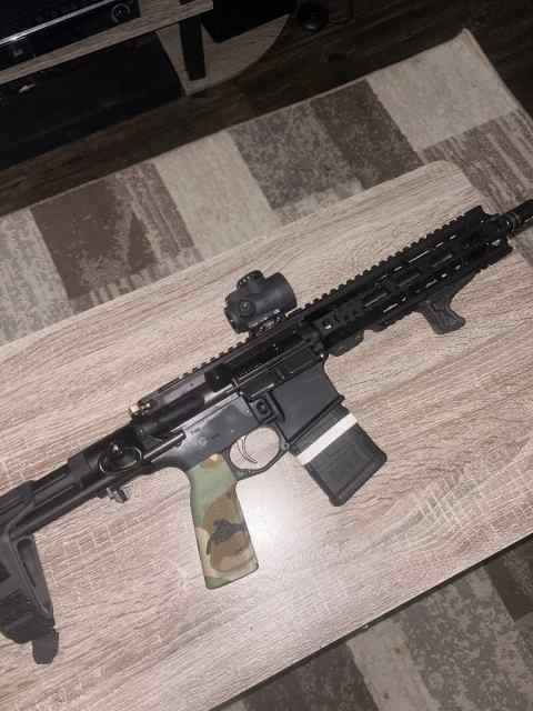 10 inch 556 ar pistol 