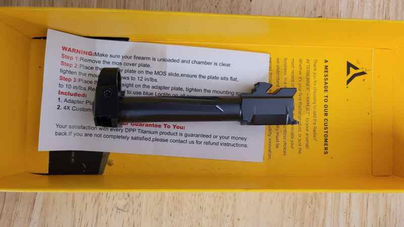 Radian afterburner &amp; ramjet Glock 19.4