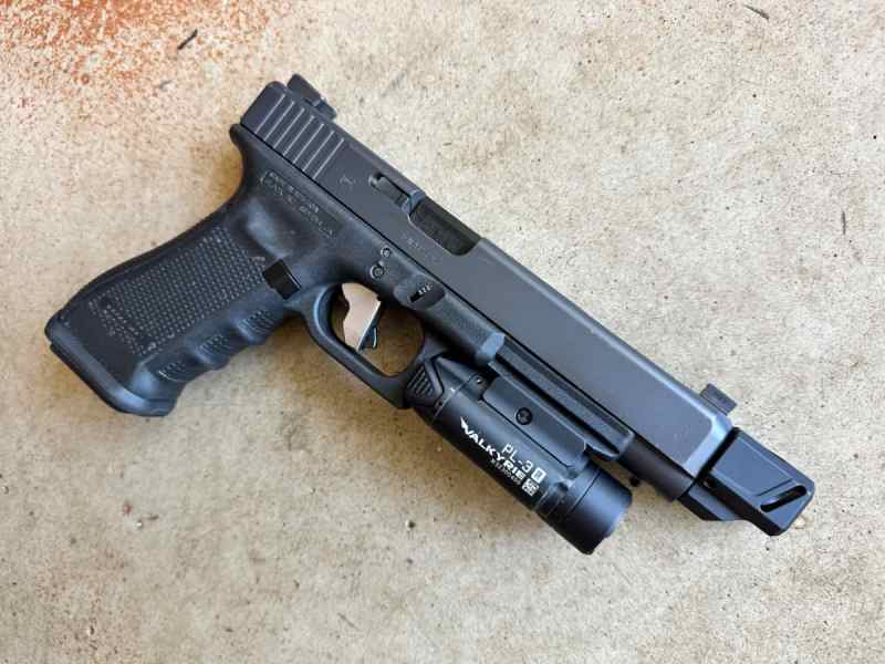 Glock 34 w/Faxon barrel and comp, trigger, magwell