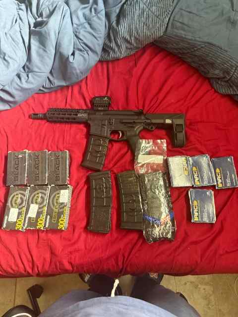 FOR SALE: Premium 7” .300 Blackout AR Pistol – Bar