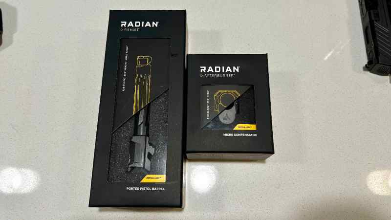 Radian Ramjet and Afterburner for Gen 4 Glock 19