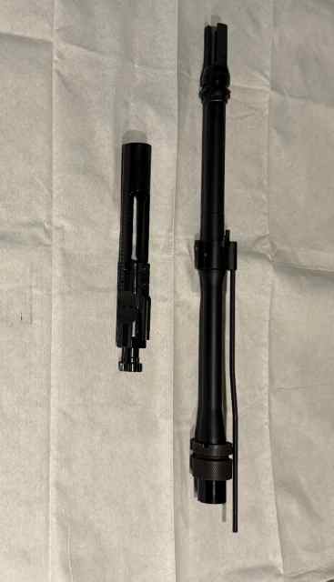 Pinned and Welded 7.62x39 Barrel W/BCG