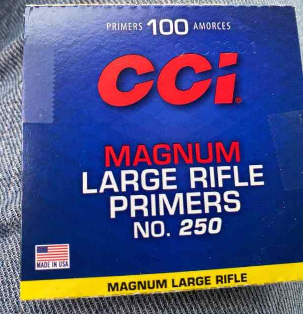 Large magnum rifle primers 