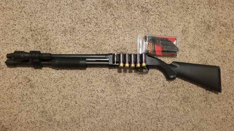 Winchester 1300 Defender 12 ga upgraded