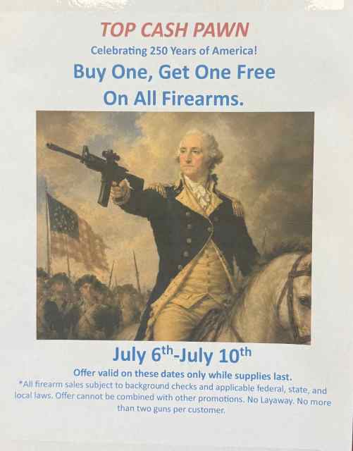 Bogo on firearms 