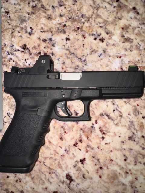 Glock 21 fluted barrel rmr slide zulisy red dot