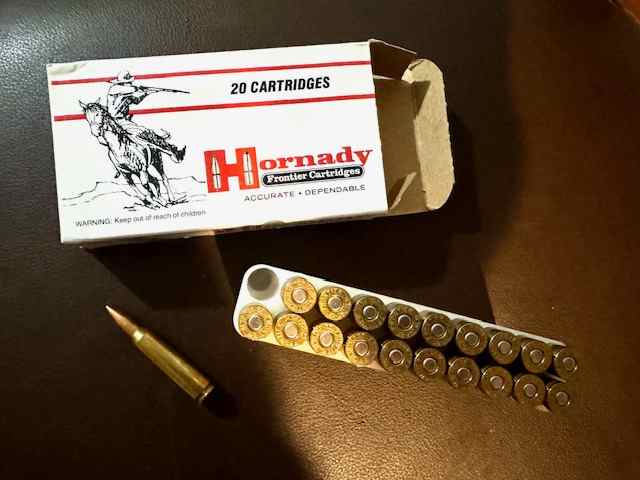 Hornady Frontier Cartridges 22-250 box of 20