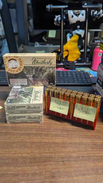 .257 Weatherby Magnum Ammo – 60 Rnds –100gr Spire 