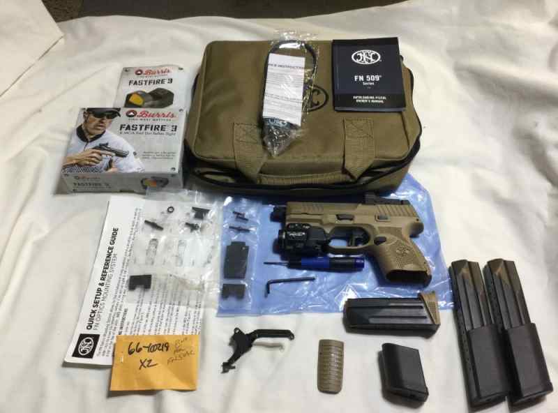FN 509 COMPACT TACTICAL PISTOL in 9MM Cal