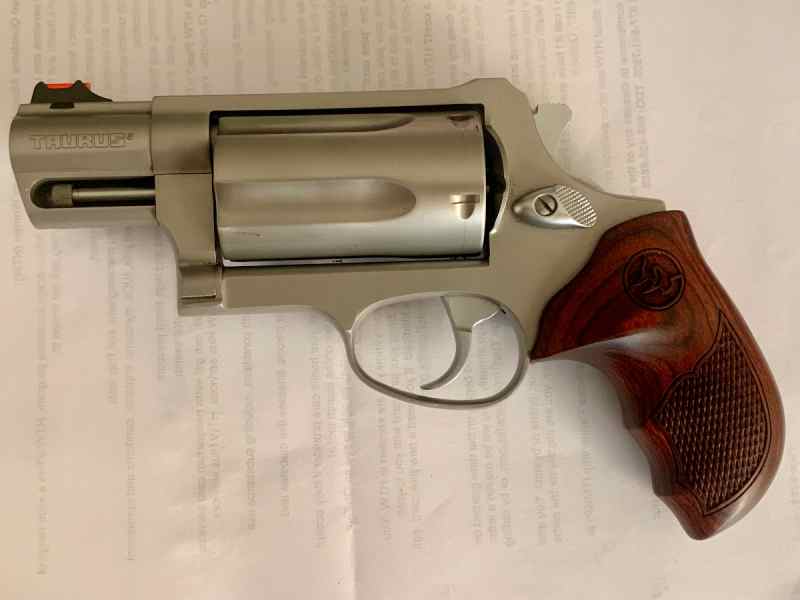 Taurus Judge Stainless 45 LC and 410 shot ahell