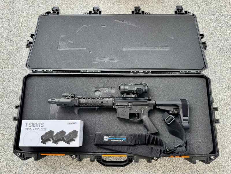 !UNFIRED! Black Rain AR9 PCC + Steiner T33 &amp; case