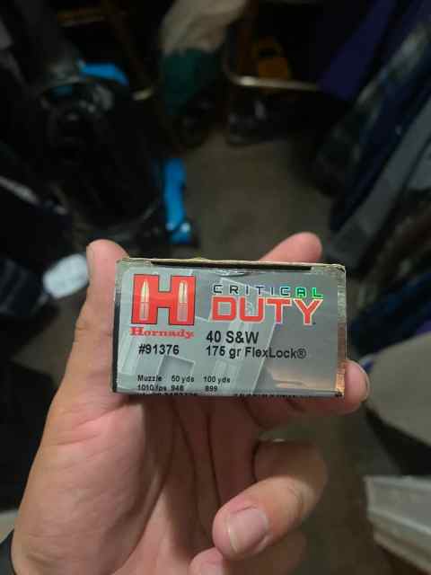 .40 ammo for sale FMJ &amp; Hallow Point