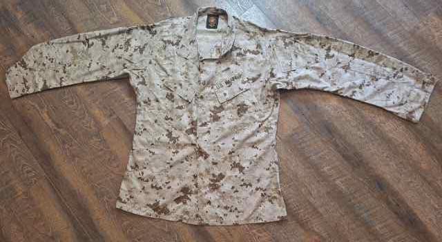 5 USMC Desert Uniform Shirts (MARPAT Blouse)
