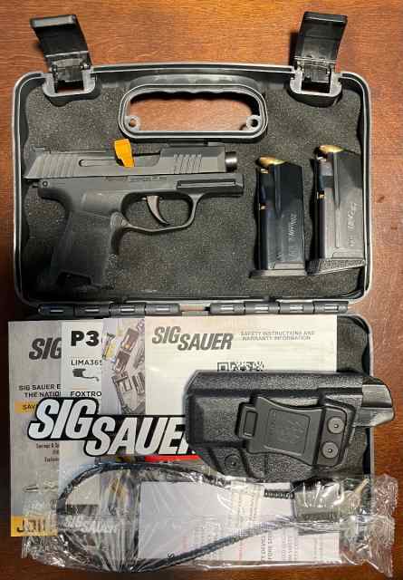 SIG 365 9mm w 2mags (cut for optic)