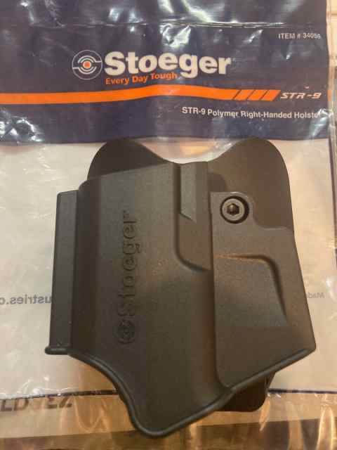 STOEGER HOLSTERS STR9 , Polymer &amp; Leather , New