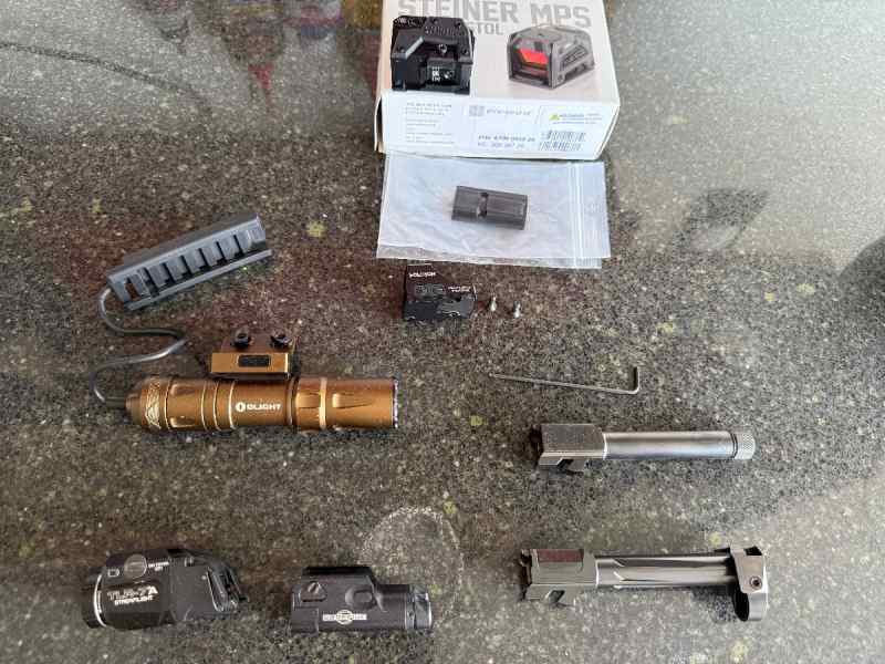 Lights and optics lot 