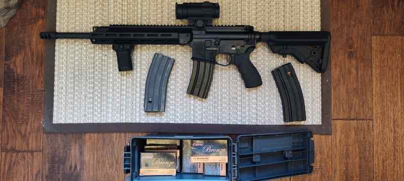 LMT MARS-LS 16&quot; PISTON AR15 SHOVELNOSE W/AIMPOINT 