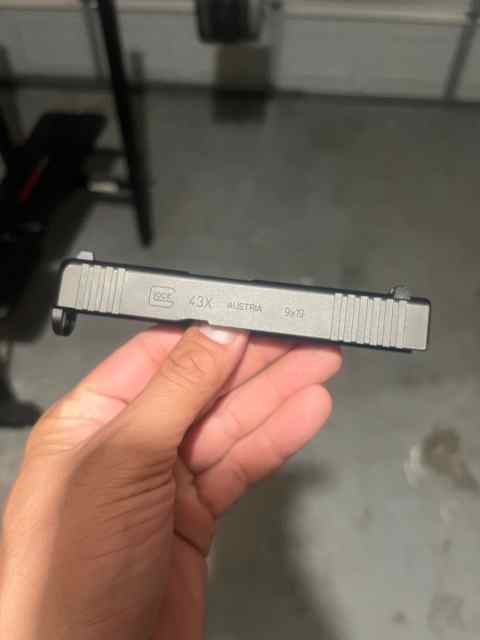 Glock 43x Complete Slide 