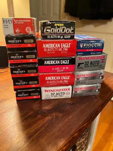 32 auto for sale (686 rounds)