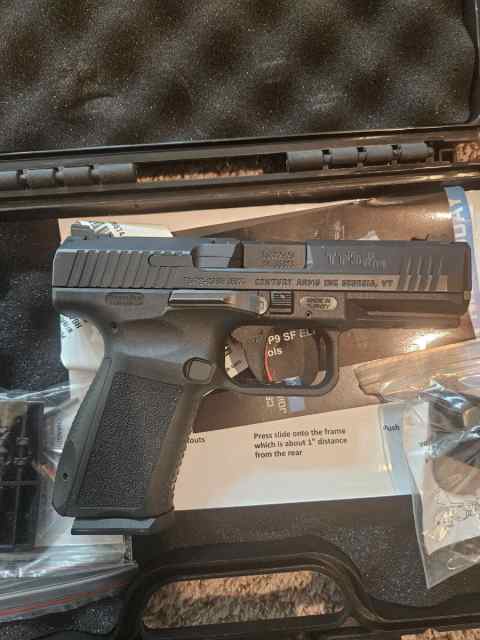 Canik Tp9sf Elite w/ Case, Holster and Ammo 