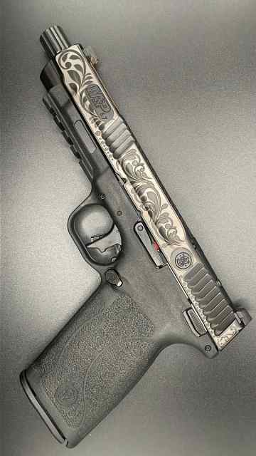 Engraved 5.7 Pistol