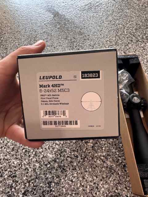 BNIB Leupold mk4 6-24