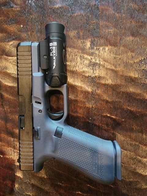 New Glock 45 Gray frame with Olight PL-3R