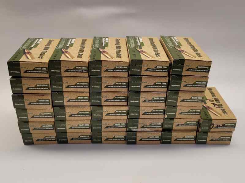 630rd IMI Razor Core 69gr 5.56x45mm NATO HPBT