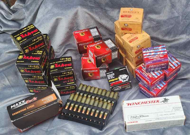 Misc. 7.62x39 ammo and gold or silver eagles