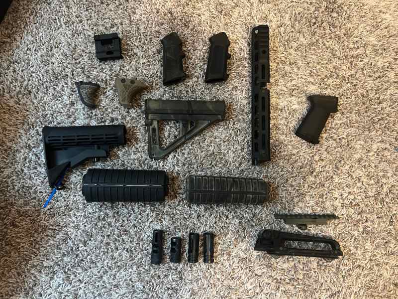 Parts and accessories for AK and AR