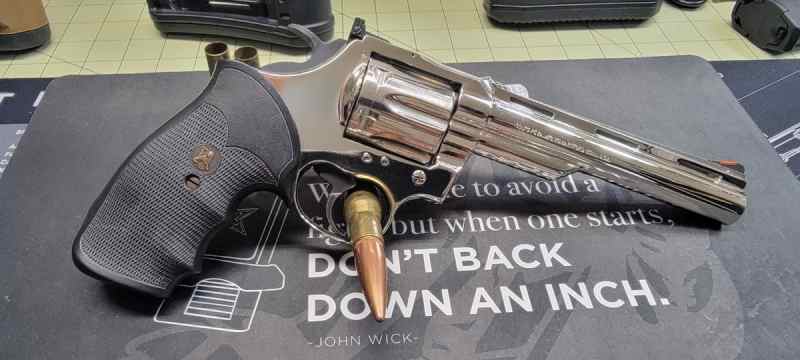 1983 6" Nickel Colt Trooper MK V .357 Mag 