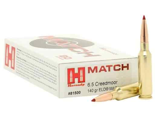 Hornady 6.5 creedmoor ELD Match 140gr - 680rds