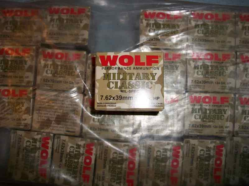 Wolf 7.62x39 Classic Military 124gr HP