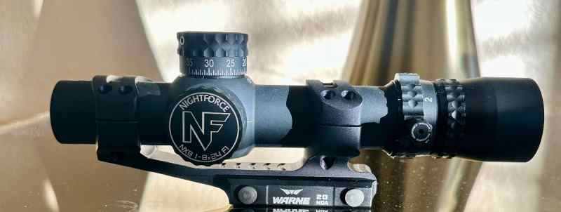 Nightforce NX8 1-8x42 F1 w/Mount