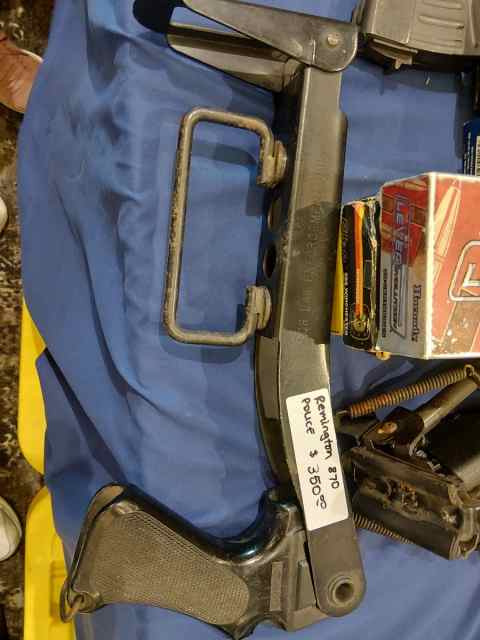 Remington Police 870 stock LE only marked 