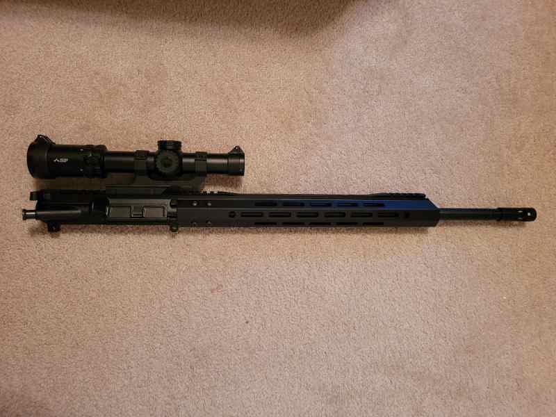 20 inch 6.5 Grendel upper with scope mount +1 mag