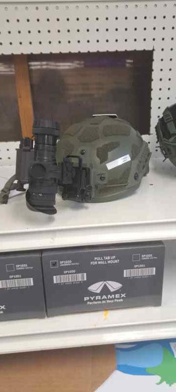 Pvs-14 and ballistic helmet setup 