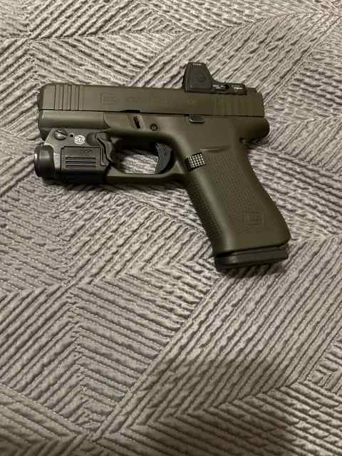 Glock 43X MOS w/trijicon rmrcc