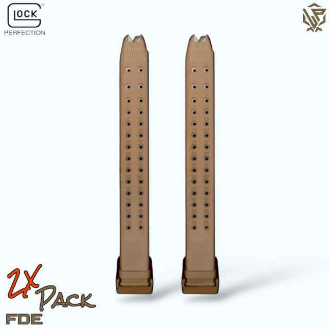 Factory OEM Glock 33rd 9mm Mags 2PK-FDE 03.JPG