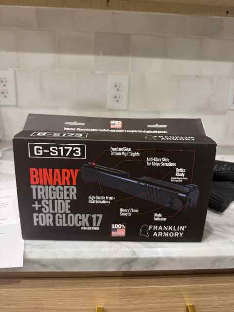 FRANKLIN ARMORY G-S173 BINARY KIT FOR GLOCK 17 GEN