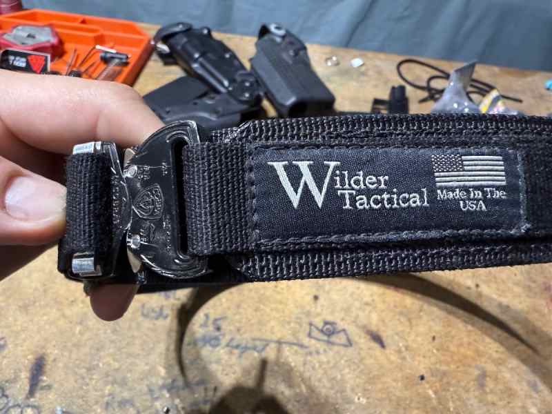 Wilder tactical edc belt