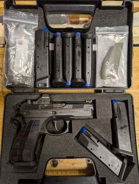 CZ P-01 with Cajun Gun Works Parts, Optic, Extras