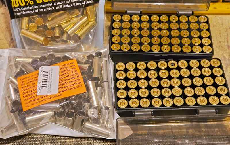 41 Magnum brass, bullets and dies