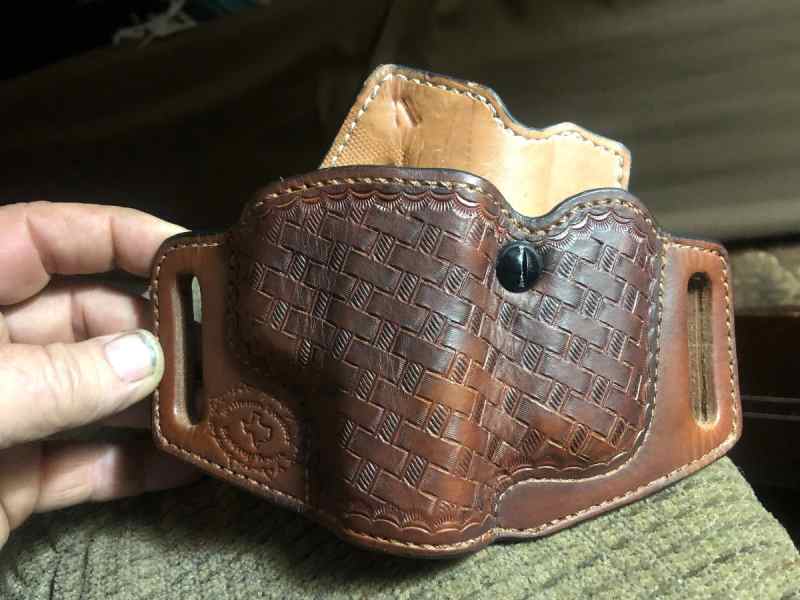 Colt 380 Government Leather Holster 