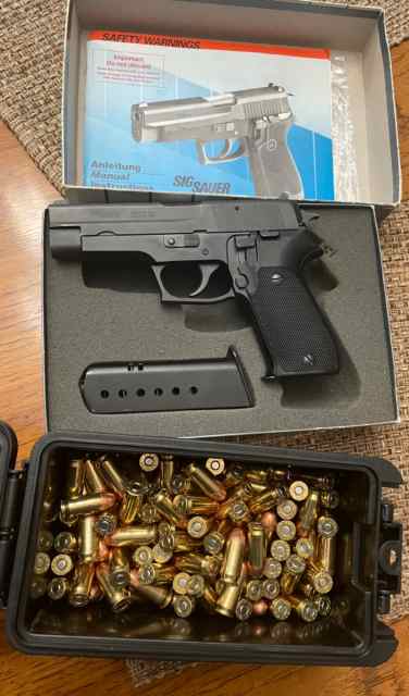 Sig Sauer P220 45acp with ammo